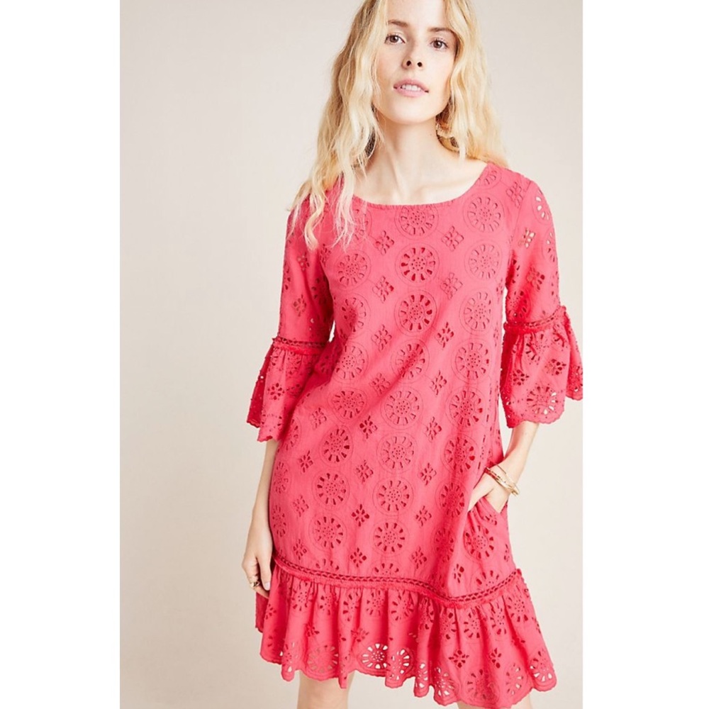 Anthropologie | Dani Eyelet Beaded Dress